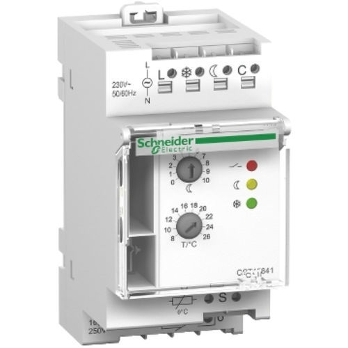 Thermostat électronique - TH-THP - Schneider Electric - programmable / sur rail DIN / pour maintien hors-gel
