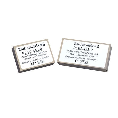 Transmetteur radio sans fil - PLT2 series - Radiometrix - RS232 / bande ISM / de radiocommunication