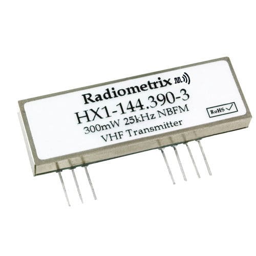 Transmetteur radio VHF - HX1 - Radiometrix - RF / de données / de sécurité