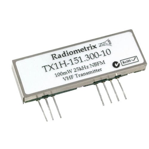 Transmetteur radio FM - TX1H - Radiometrix - VHF / RF / à bande étroite