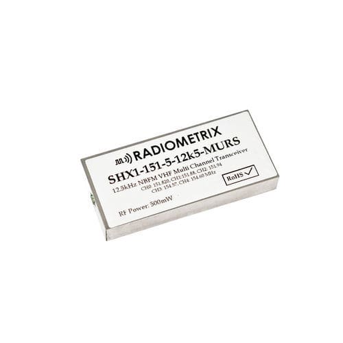 Module émetteur-récepteur RF - SHX1 series - Radiometrix - VHF / RS232 / de télémesure