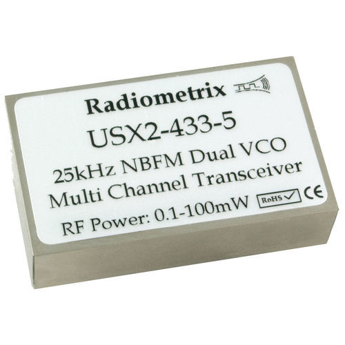Module émetteur-récepteur RF - USX2 - Radiometrix - RS232 / de télémesure / de surveillance