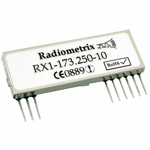 Récepteur radio - RX1 series - Radiometrix - VHF / de télémesure / industriel