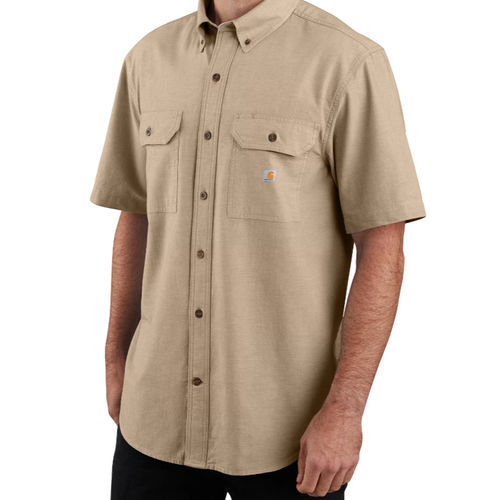 Chemise de travail - 104369 - Carhartt workwear - en coton / pour homme / ocre