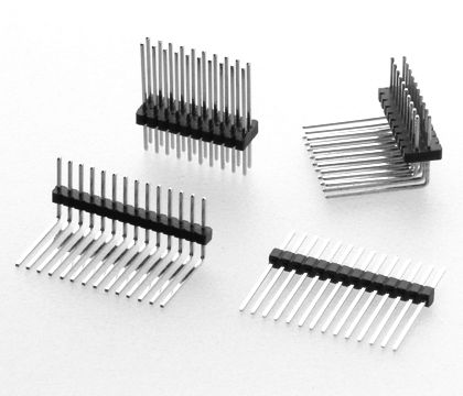 Barrette de contact mâle - 1 A, 1 mm | 721 series  - W+P PRODUCTS - à une rangée / à insérer / 1,00 mm (0.039")