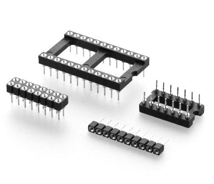 Socket pour circuit intégré - 100 - 150 V, 1 A, 2.54 mm | 169 - 182 series  - W+P PRODUCTS