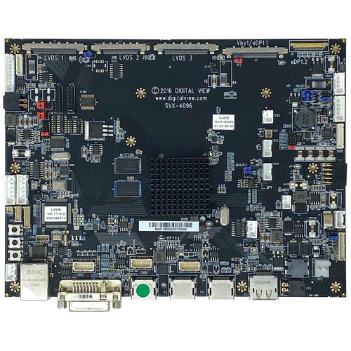 Carte contrôleur LCD - SVX-4096 - Digital View - RS-232 / Ethernet / LVDS