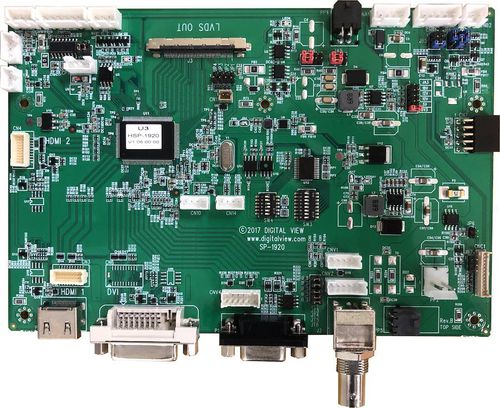 Carte contrôleur LCD - HSP-1920 - Digital View - RS-232 / LVDS / HDMI