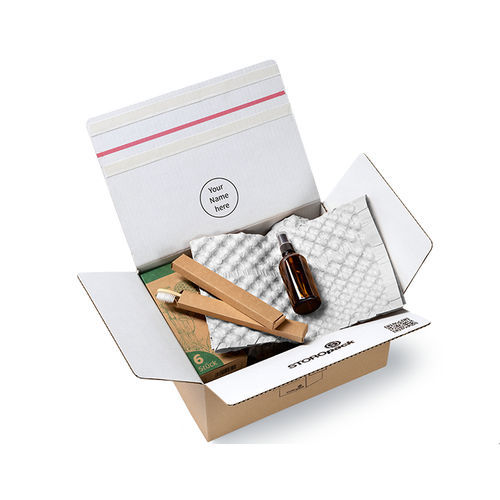 Calage d'emballage coussin d'air - PAPERbubble® - Storopack - papier froissé / pour caisses / pour colis