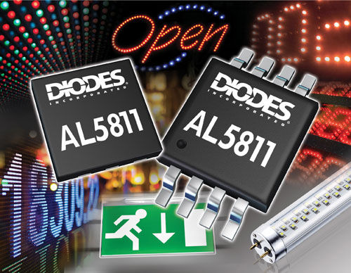 Driver de LED circuit intégré - AL58xx Series, DLD101 - Diodes Incorporated - dimmable