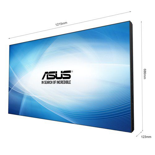 Moniteur LCD - ST558 - Asus - rétroéclairage à LED / numérique / 55"