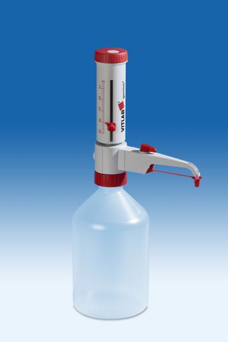 Distributeur de liquides - VITLAB® genius² - VITLAB - manuel / à commande manuelle / pour remplissage de bouteille