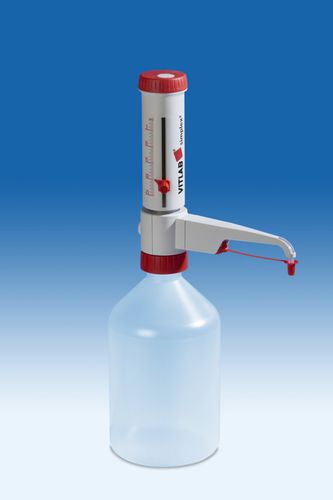 Distributeur de liquides - VITLAB® simplex² - VITLAB - manuel / pour remplissage de bouteille