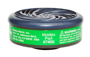 Filtre à gaz - 7400 - Moldex-Metric europe - à particules / à cartouche / électromagnétique