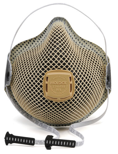 Masque de protection jetable - D2740R95 - Moldex-Metric europe - R95 / pour environnement nocif / filtrant