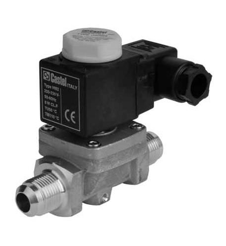 Électrovanne 2 voies - 1/4 - 3/4" - CASTEL - NF / NO / pour gaz