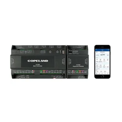 Contrôleur d'automatisme programmable intégré - CC200  - Emerson Commercial & Residential Solutions - entrées / RS485 / modulaire