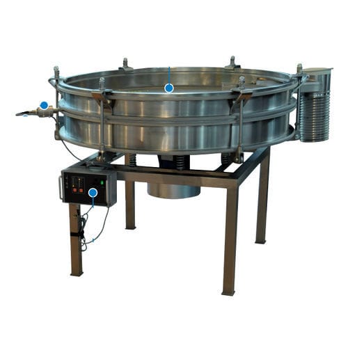Machine à tamiser à ultrasons - Ultra-Vario-Sonic - GKM Siebtechnik - pour l'industrie agroalimentaire / pour l'industrie pharmaceutique / vibrant
