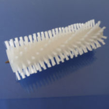 Brosse cylindrique - GKM Siebtechnik - de nettoyage / en caoutchouc