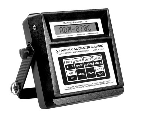 Enregistreur de données de débit - ADM-870C - Shortridge Instruments, Inc - de pression / de température / RS-232C