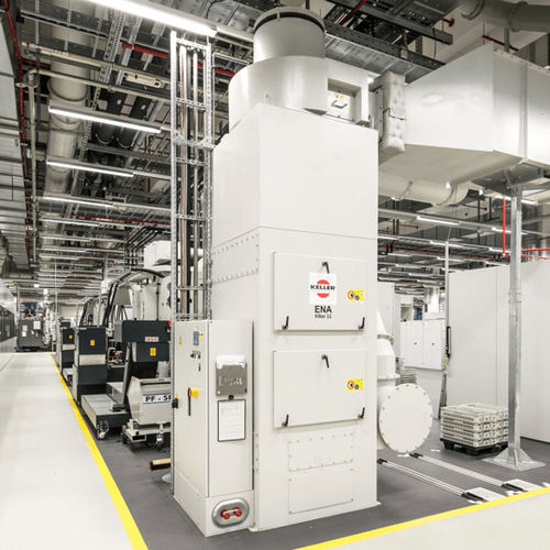 Collecteur de brouillard d'huile - ENA Series - Keller Lufttechnik GmbH + Co. KG - à matériau filtrant