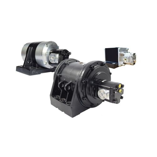 Vibrateur hydraulique - NHG L series - Netter Vibration - externe / rotatif / pour trémie