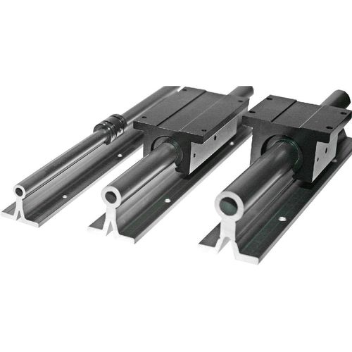 Arbre en aluminium - LMSC series - LM76 Linear Motion Bearings - de précision / creux / supporté