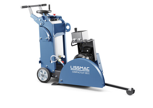 Scie à sol - COMPACTUCUT 202 E - LISSMAC Maschinenbau GmbH - verticale / pour béton / pour asphalte