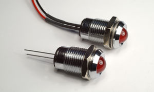 Voyant à éclat - PA10 series - Plus Opto - à LED / monté sur panneau / rond