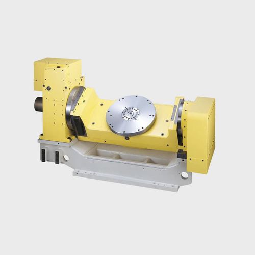 Table rotative entraînée par moteur - 5AX-B450 - NIKKEN KOSAKUSHO - inclinable / pour centre d'usinage / pour forte charge