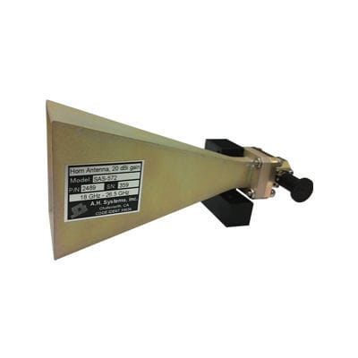 Antenne à large bande - SAS-572 - A.H. Systems - à cornet / pour guide d'ondes / à polarisation horizontale