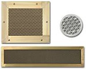 Grille de ventilation en métal - 10 MHz - Metal Textiles Europe - CEM / à nid d'abeille