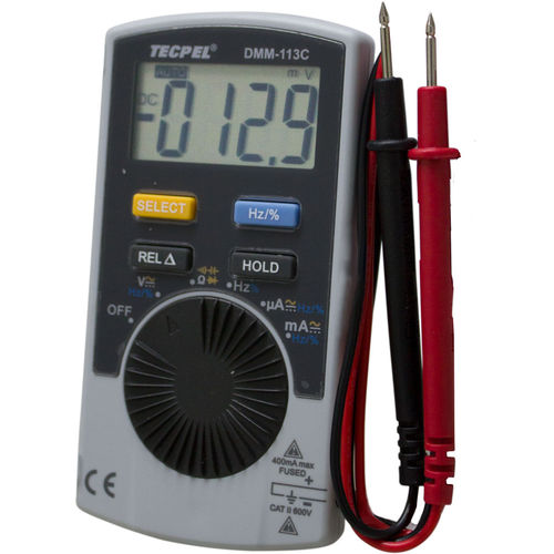 Multimètre numérique - DMM-113C - Tecpel  Co., Ltd. - portable / CAT II