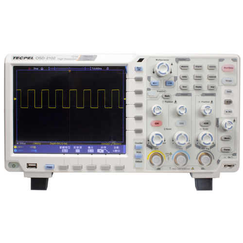 Numériseur / oscilloscope 2 canaux - OSD-2102 - Tecpel  Co., Ltd. - 8 bits