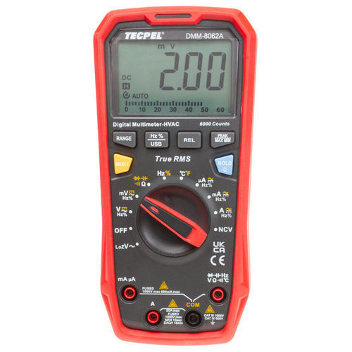 Multimètre numérique - DMM-8062A - Tecpel Co., Ltd. - portable / 1000 V / 10 A
