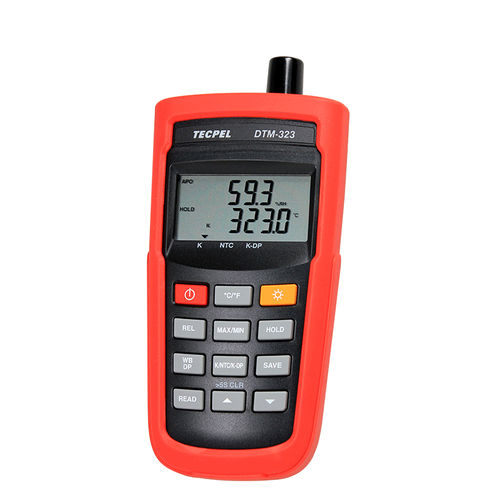 Appareil de mesure température - DTM-323   - Tecpel  Co., Ltd. - humidité relative / portable