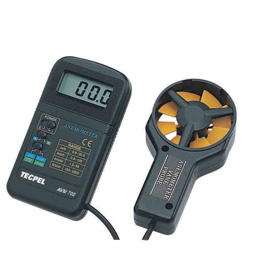 Anémomètre à hélice - AVM-702 - Tecpel  Co., Ltd. - numérique / portable