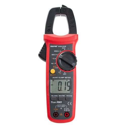 Pince multimètre numérique - DCM-033B - Tecpel  Co., Ltd. - portable / 600 V / 400 A