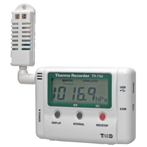 Data logger de température - TR-73U - Tecpel  Co., Ltd. - d'humidité relative / de pression barométrique / USB
