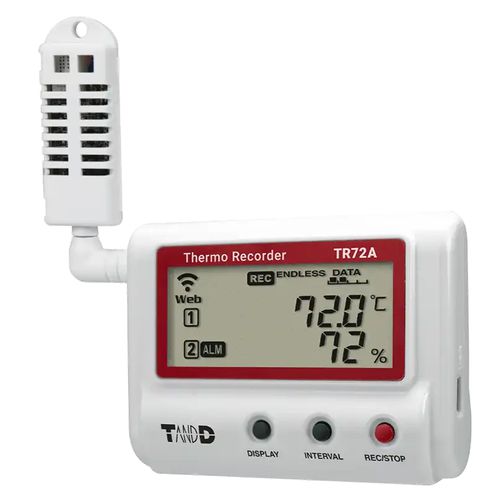 Enregistreur de données de température et d'humidité - TR-72A - Tecpel  Co., Ltd. - USB / bluetooth / avec afficheur LCD