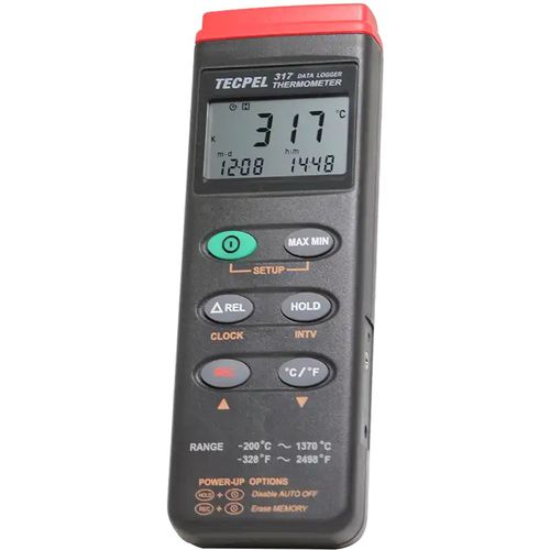 Enregistreur de données de température - DTM-317 - Tecpel  Co., Ltd. - USB / RS-232 / avec afficheur LCD