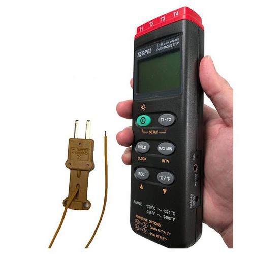 Enregistreur de données de température - DTM-319 - Tecpel  Co., Ltd. - USB / avec afficheur LCD / numérique