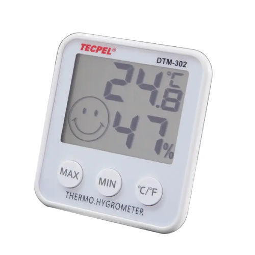 Thermo-hygromètre numérique - DTM-302 - Tecpel  Co., Ltd. - à montage mural / température / d'humidité