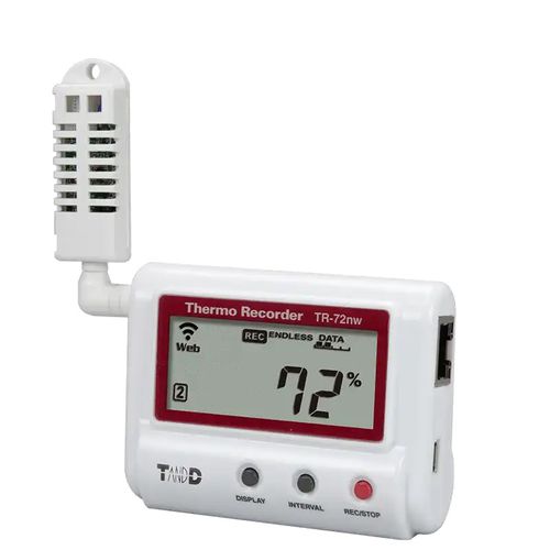 Enregistreur de données de température et d'humidité - TR-72nw - Tecpel  Co., Ltd. - USB / avec afficheur LCD / alimenté par batterie