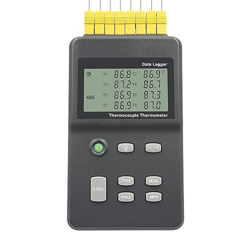 Data logger de température - DTM-T8 - Tecpel  Co., Ltd. - USB / CTN / avec afficheur LCD