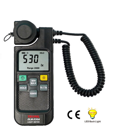 Illuminancemètre numérique - DLM-530A - Tecpel  Co., Ltd. - portable / compact