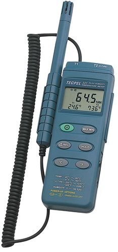 Hygromètre industriel - DTM-321 - Tecpel  Co., Ltd. - numérique / portable / humidité relative