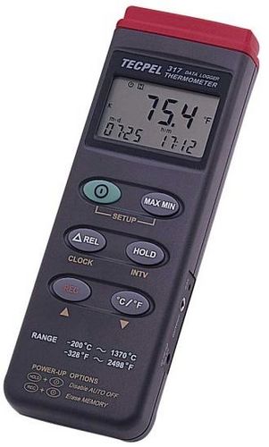 Enregistreur de données de température - DTM 317  - Tecpel  Co., Ltd. - USB / avec afficheur LCD / portable