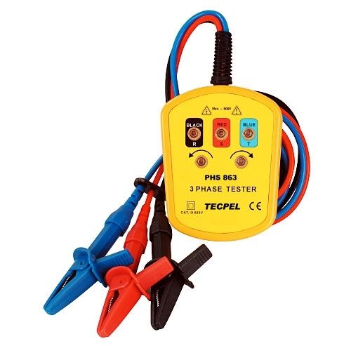 Indicateur de séquence de phase - PHS-863    - Tecpel  Co., Ltd. - à LED / portatif