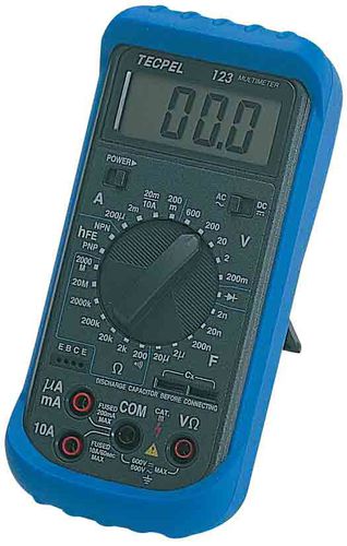 Multimètre numérique - DMM 120, DMM 123 - Tecpel  Co., Ltd. - portable / 600 V / 10 A